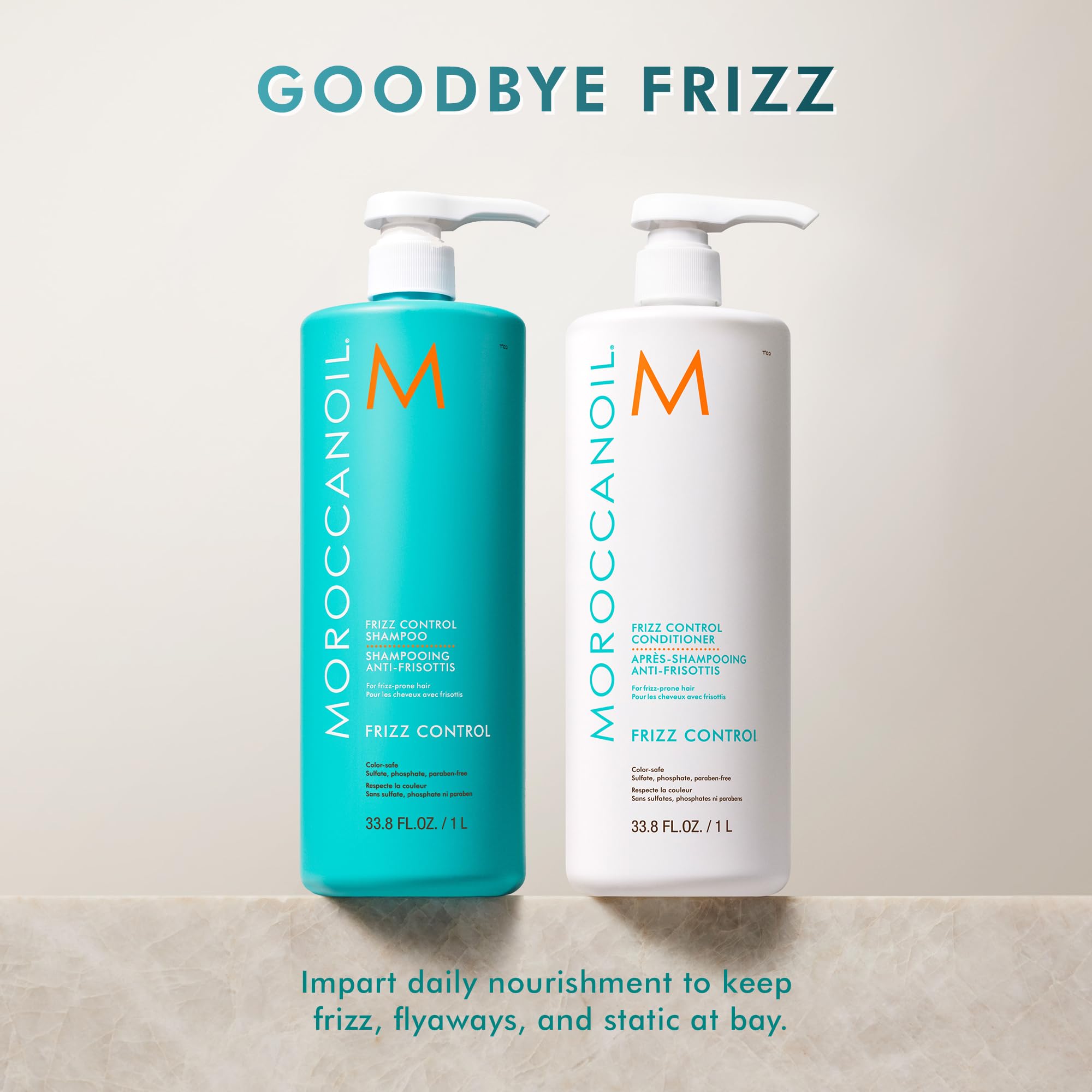 Moroccanoil Frizz Control Shampoo & Conditioner Bundle