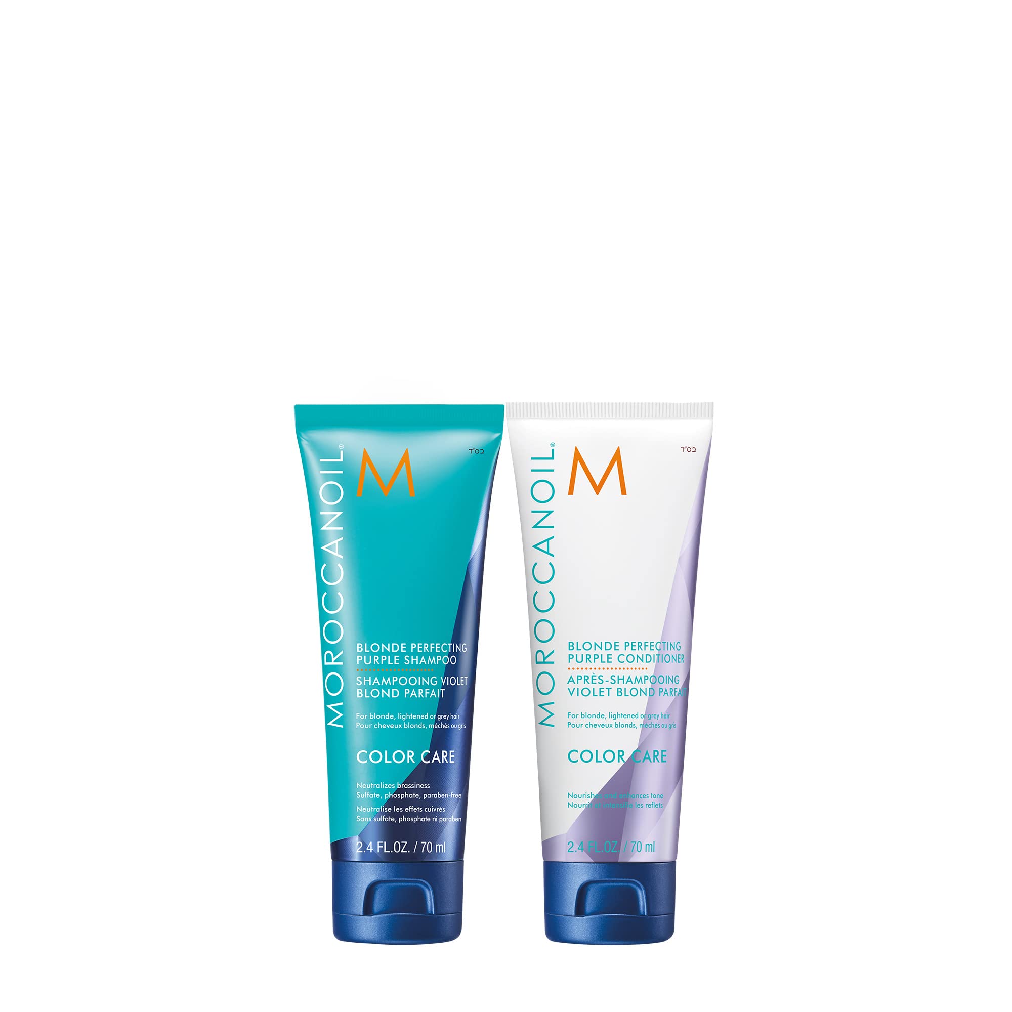 Moroccanoil Blonde Perfecting Purple Shampoo And Conditioner Bundle